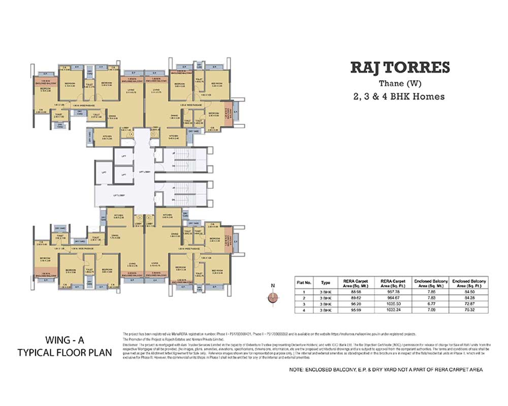 Raj Torres Floor Plan Wing A