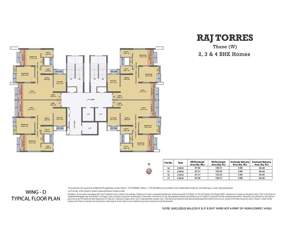 Raj Torres Floor Plan Wing D