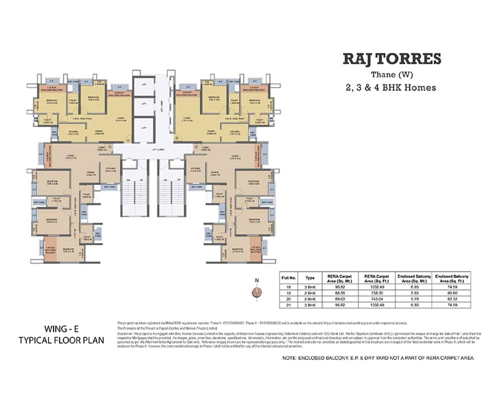 Raj Torres Floor Plan Wing E