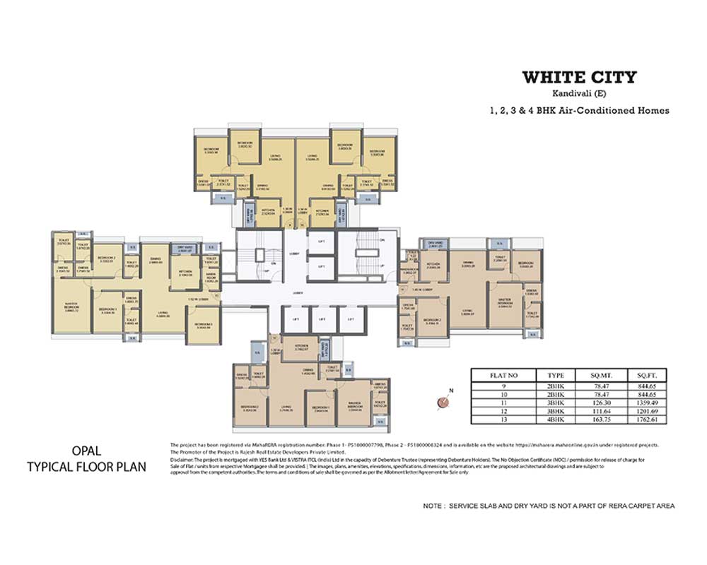 White City Floor Plan Ivory